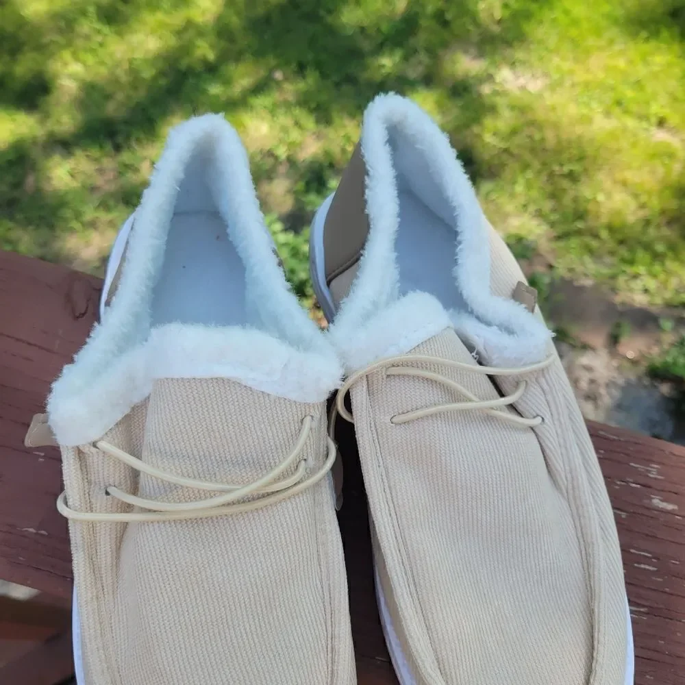 Cozy Fleece-Lined Casual Slip-On Shoes | Women’s Size 40 / 9  | New